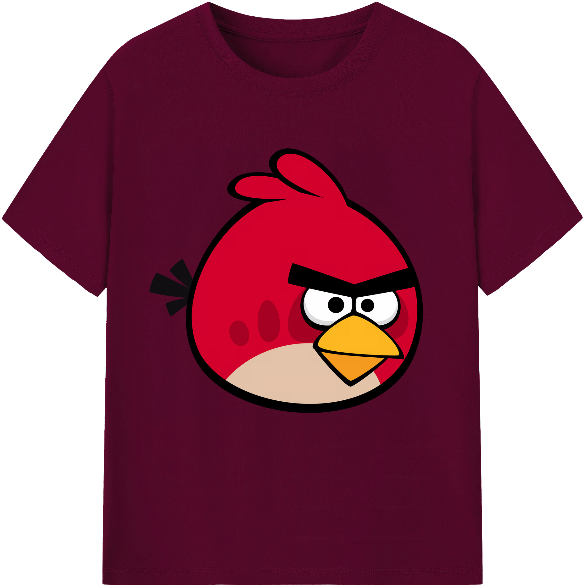 （画像用） Angry Birds アングリーバード レディースカジュアルプリントTシャツ（綿100％）